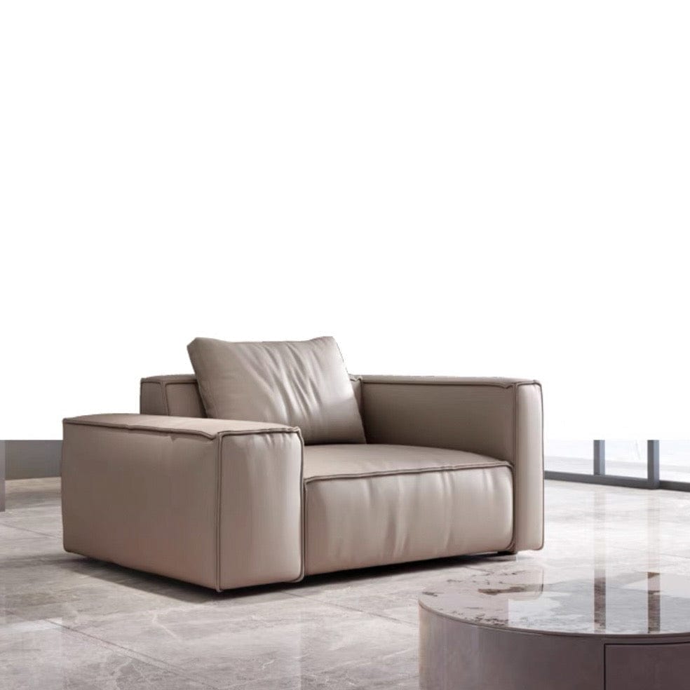 Jonas Scratch Resistant Sectional Leather Sofa - Exclusivia