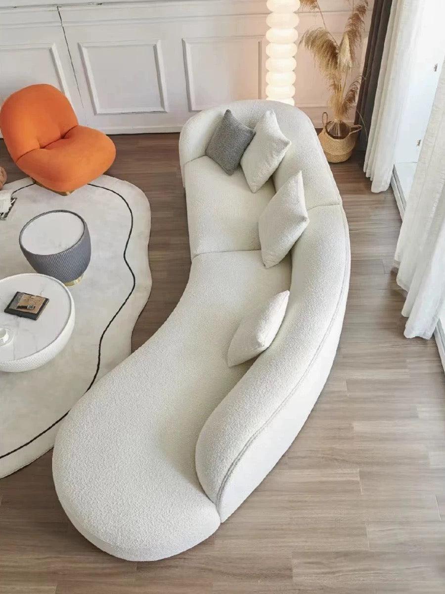 Jovie Curved Performance Sofa - Exclusivia