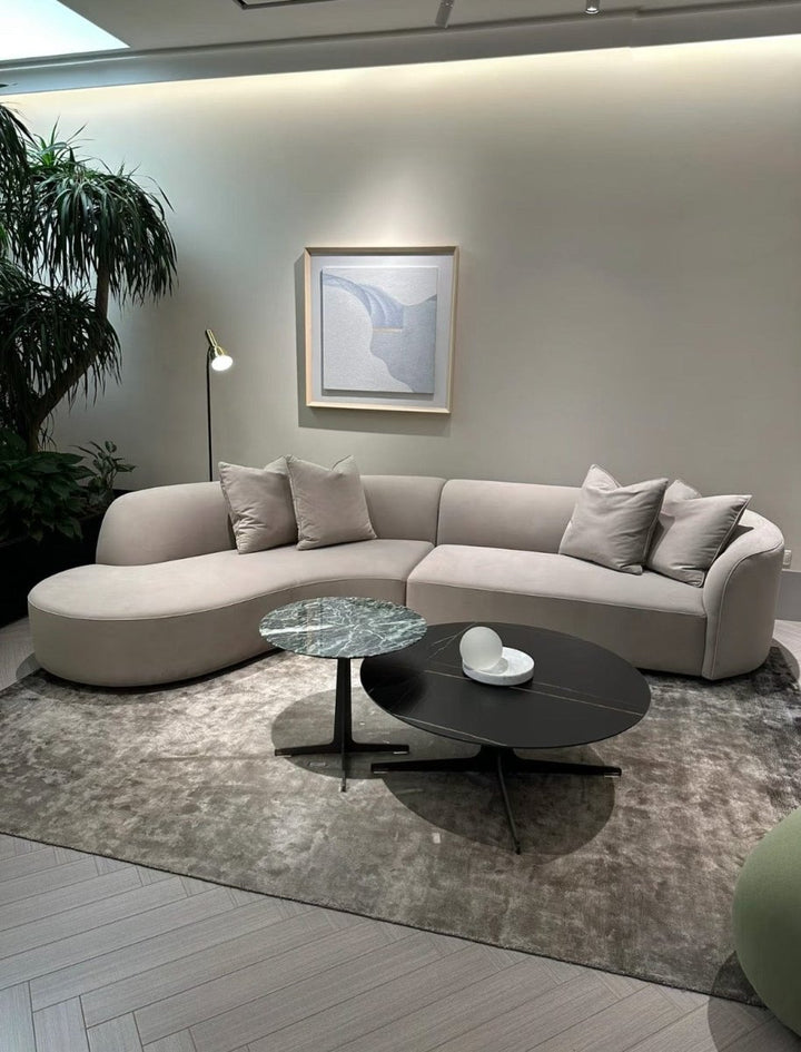 Jovie Curved Performance Sofa - Exclusivia