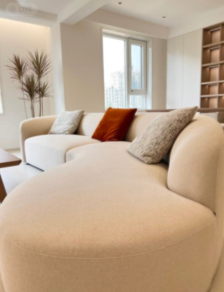 Jovie Curved Performance Sofa - Exclusivia