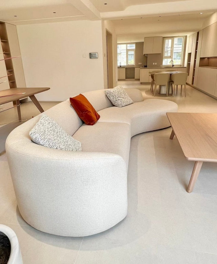 Jovie Curved Performance Sofa - Exclusivia