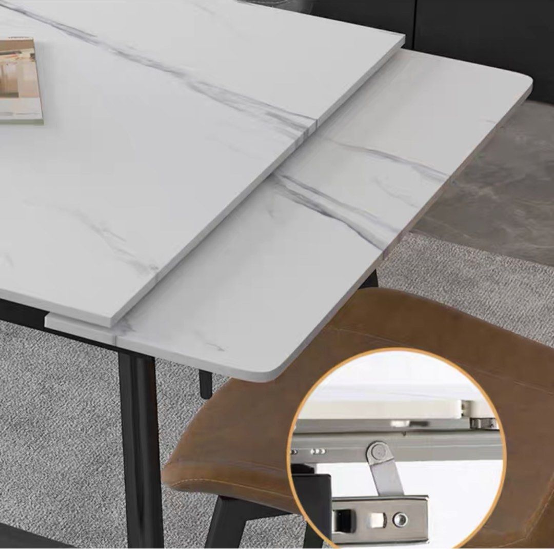 VOLAN Modern Extendable Sintered Stone Dining Table