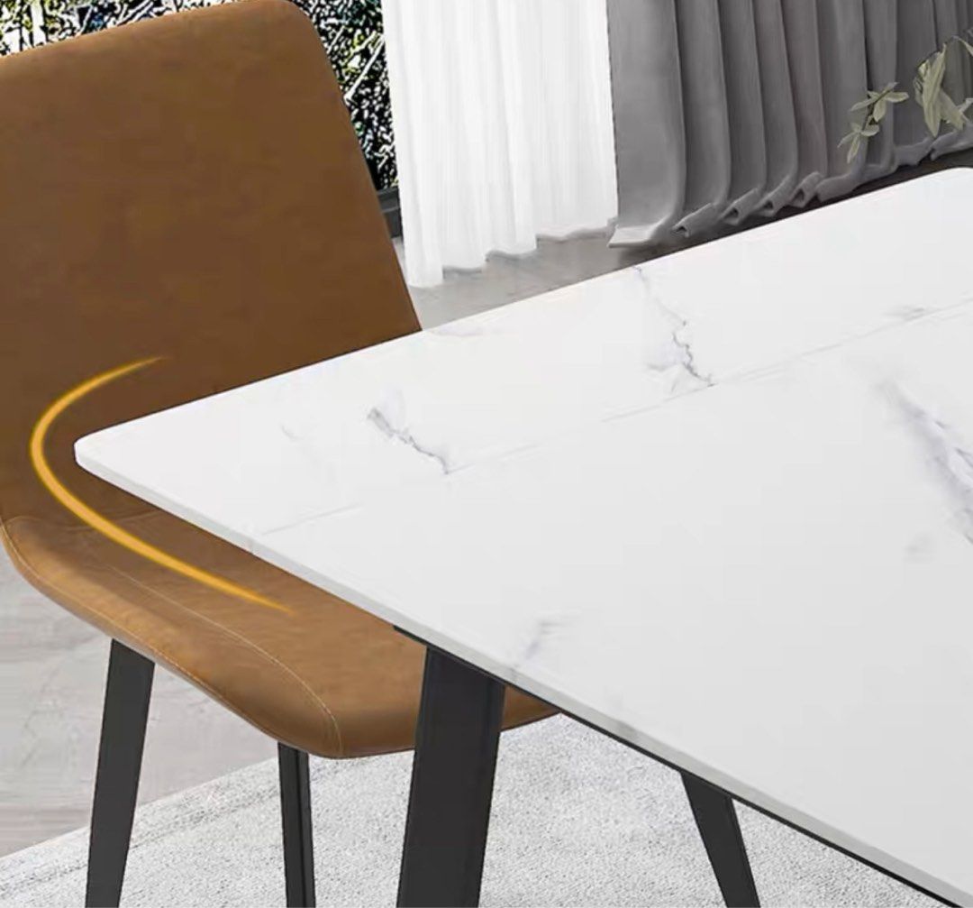 VOLAN Modern Extendable Sintered Stone Dining Table