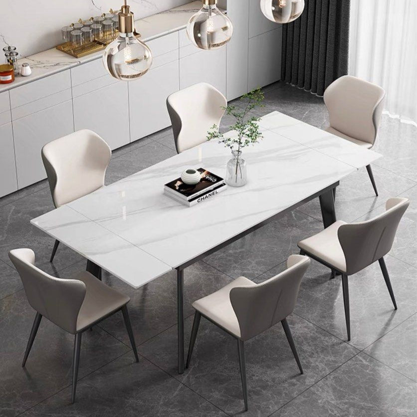 VOLAN Modern Extendable Sintered Stone Dining Table