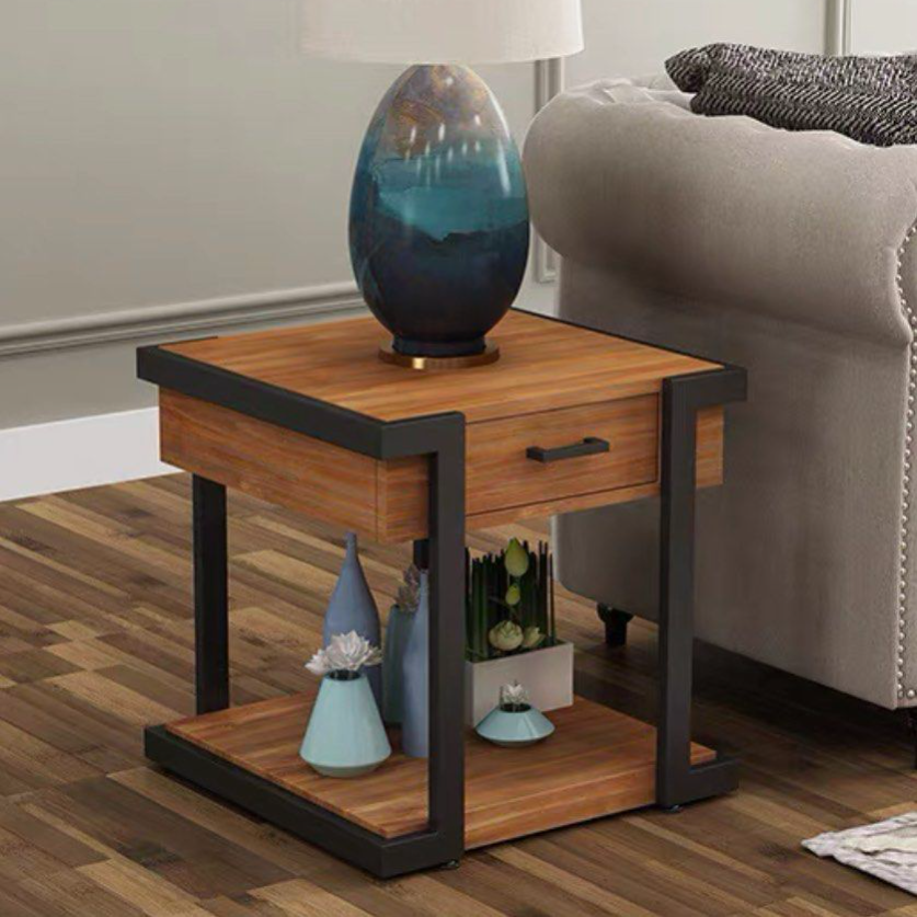 TARAN Rustic Solid Wood Console Table