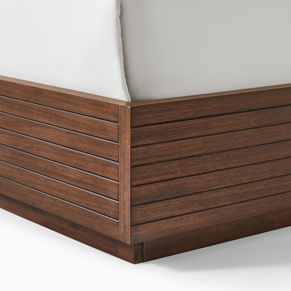 Kaelen Fluted Bed, Queen & King - Exclusivia