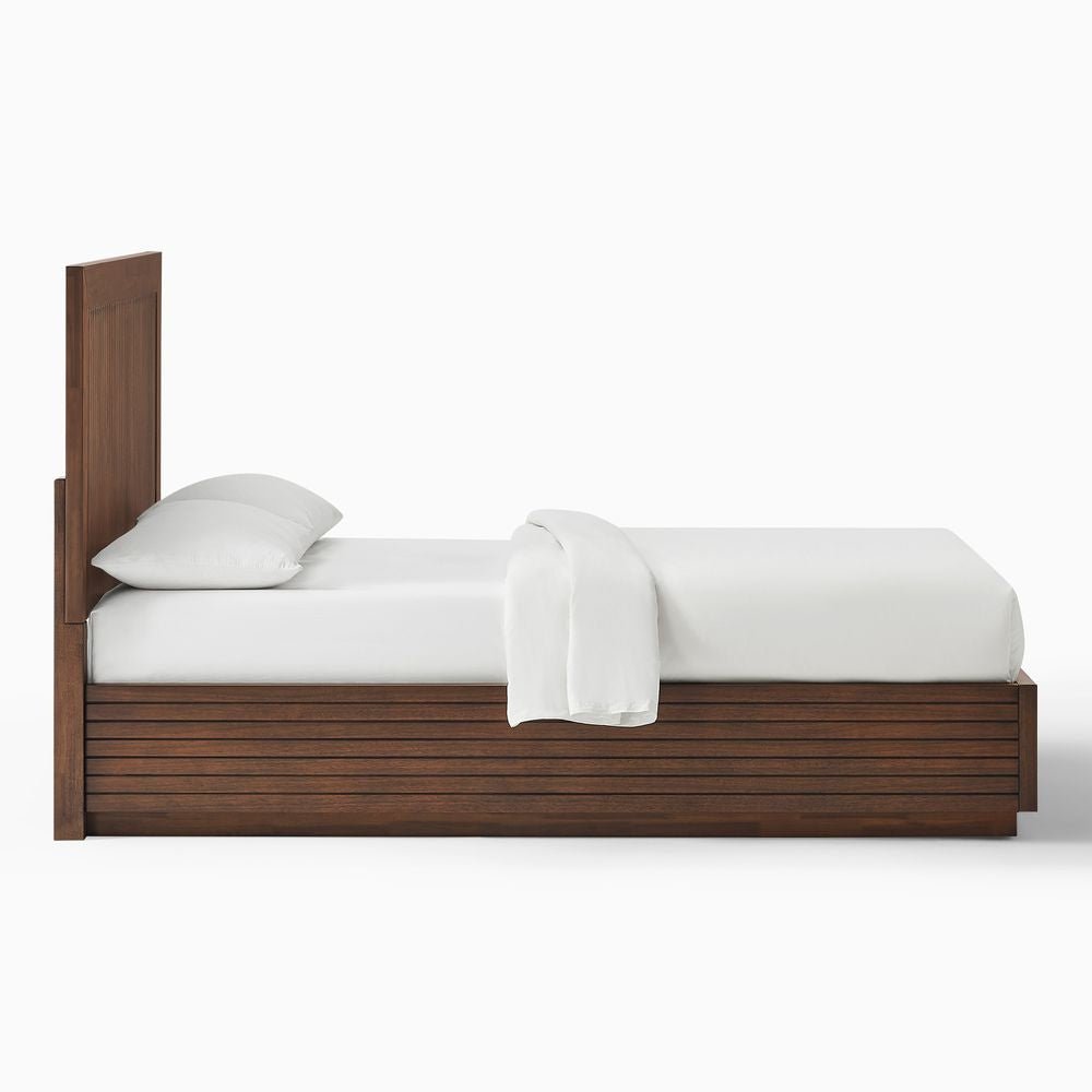 Kaelen Fluted Bed, Queen & King - Exclusivia