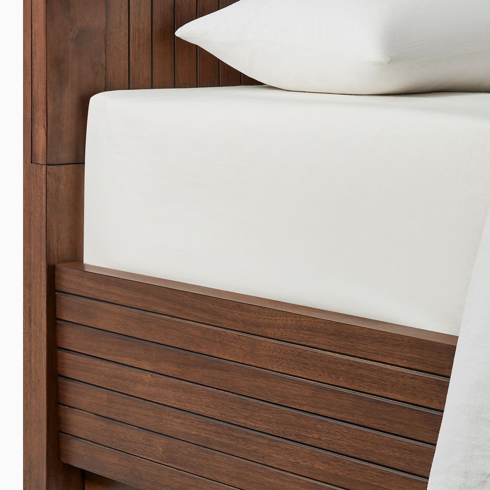 Kaelen Fluted Bed, Queen & King - Exclusivia