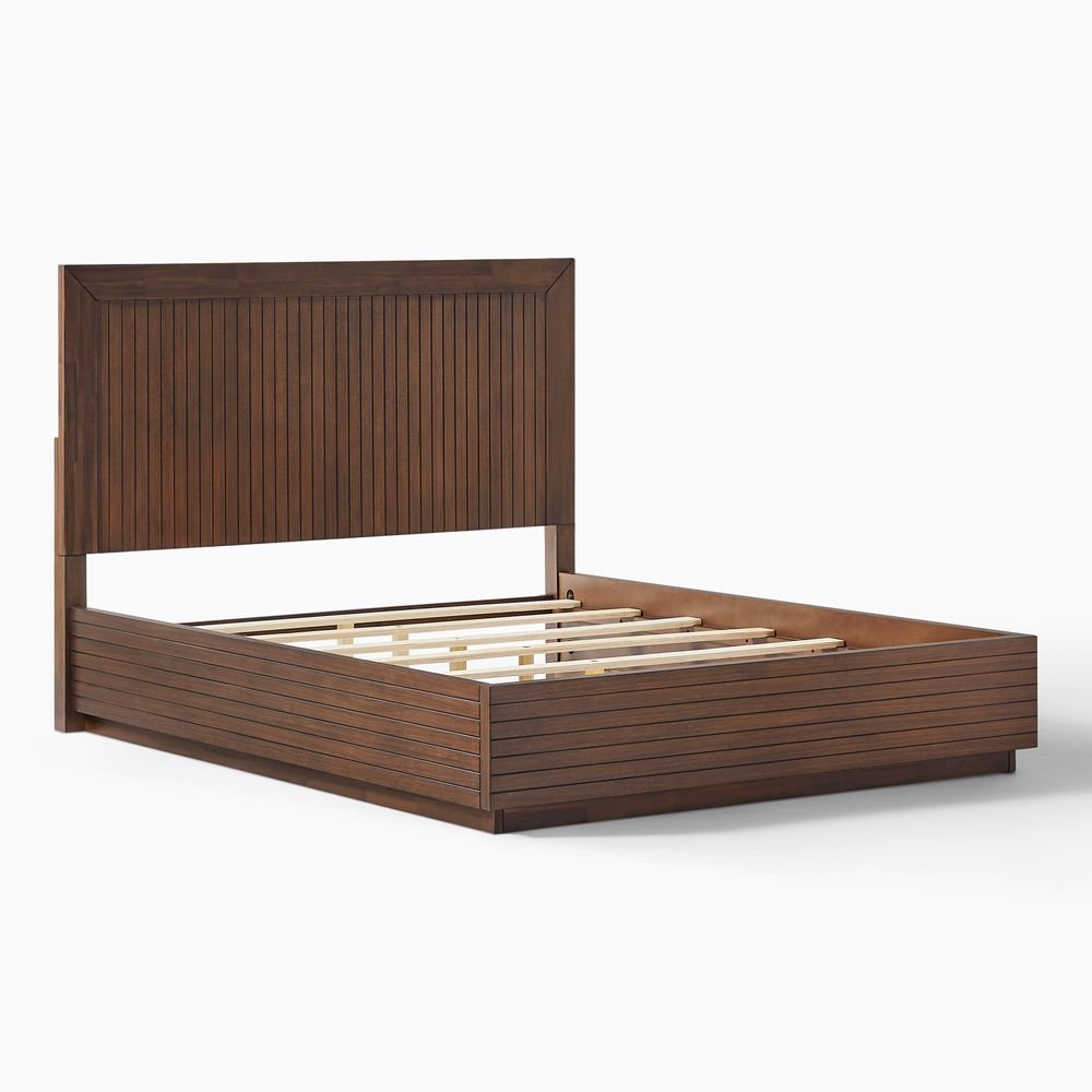 Kaelen Fluted Bed, Queen & King - Exclusivia