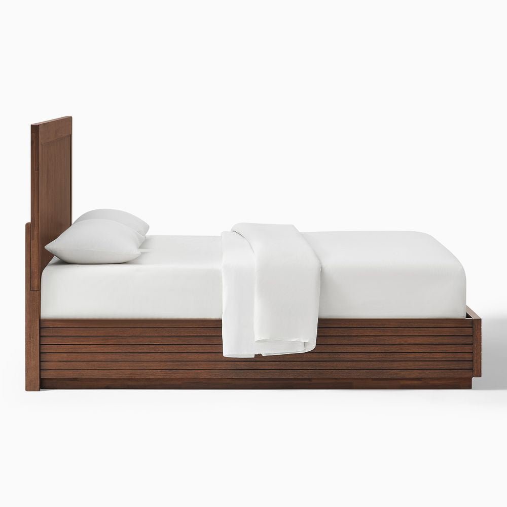Kaelen Fluted Bed, Queen & King - Exclusivia