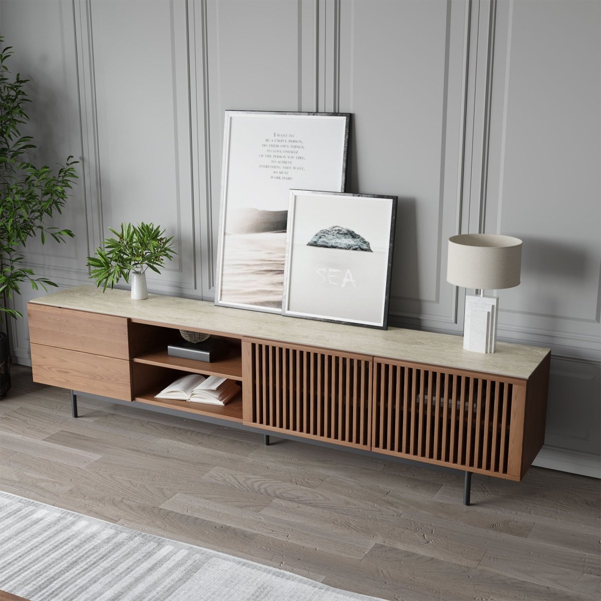Kaelo Mid - Century Modern TV Stand - Exclusivia
