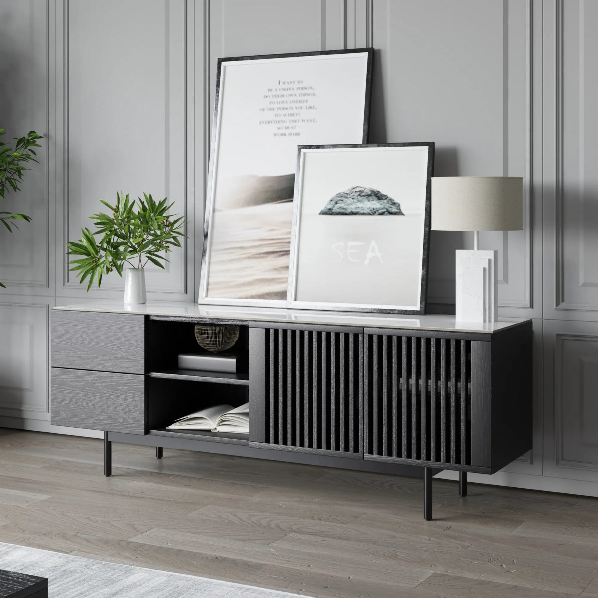 Kaelo Mid - Century Modern TV Stand - Exclusivia