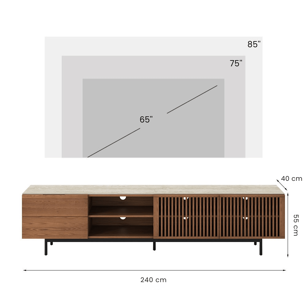 Kaelo Mid - Century Modern TV Stand - Exclusivia