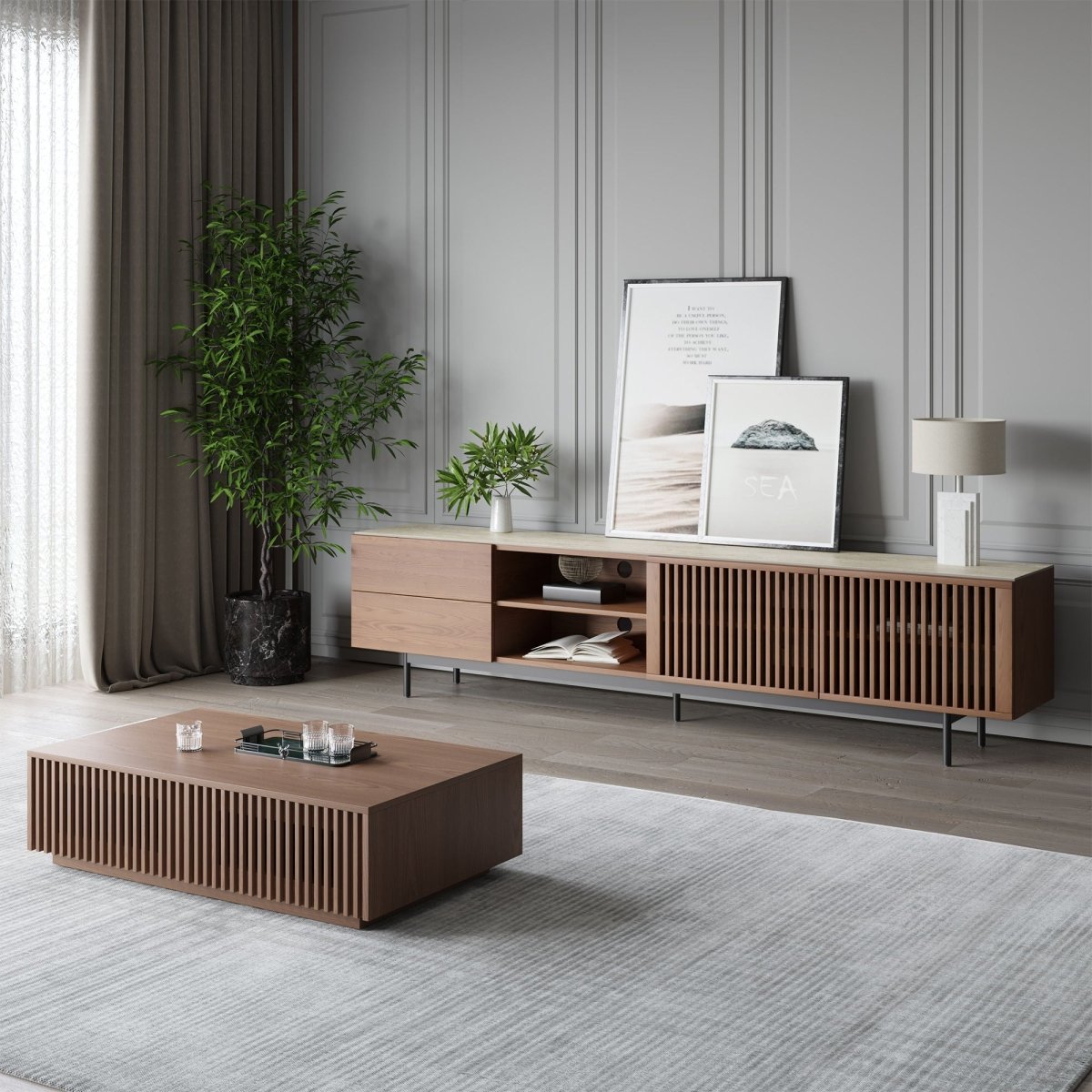 Kaelo Mid - Century Modern TV Stand - Exclusivia