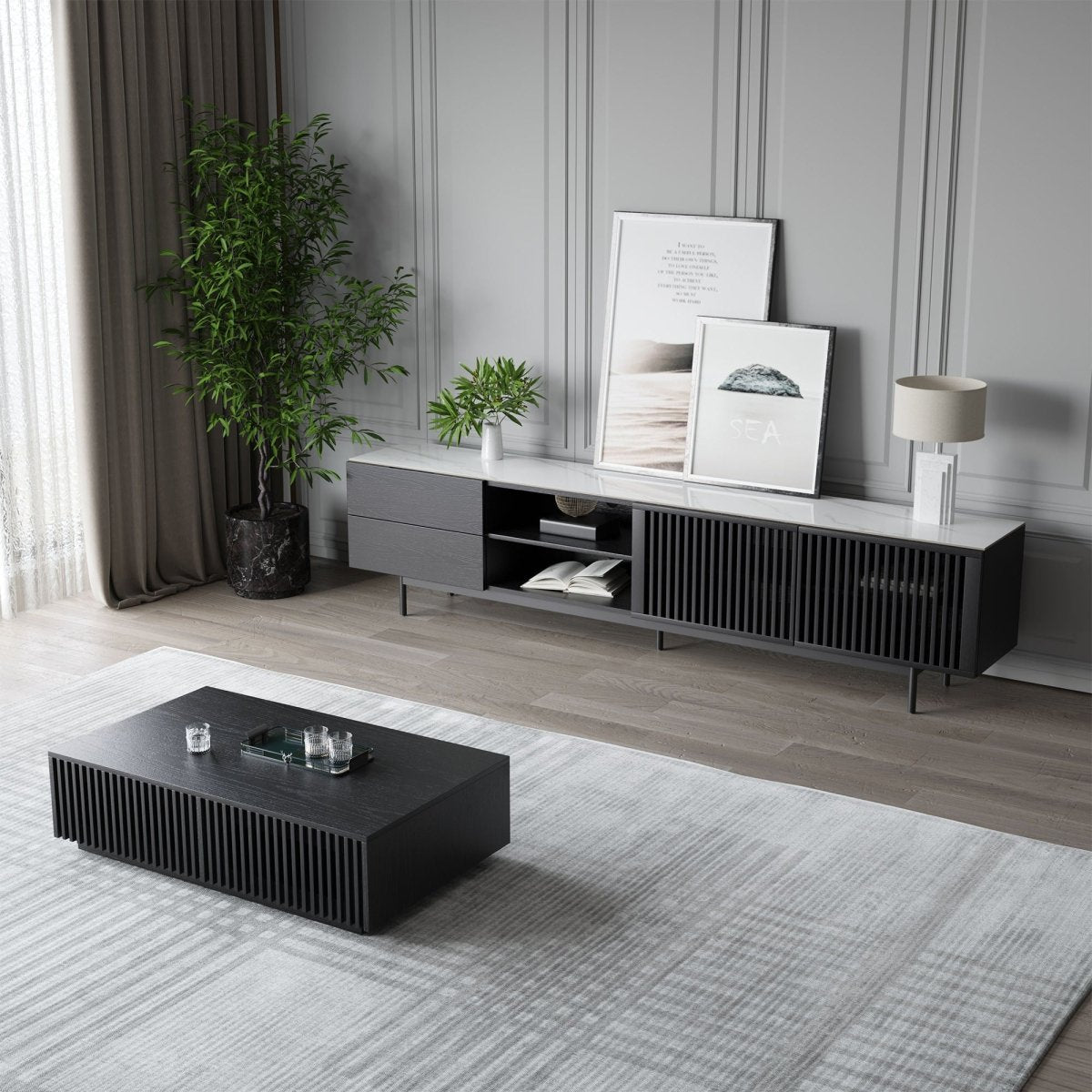 Kaelo Mid - Century Modern TV Stand - Exclusivia
