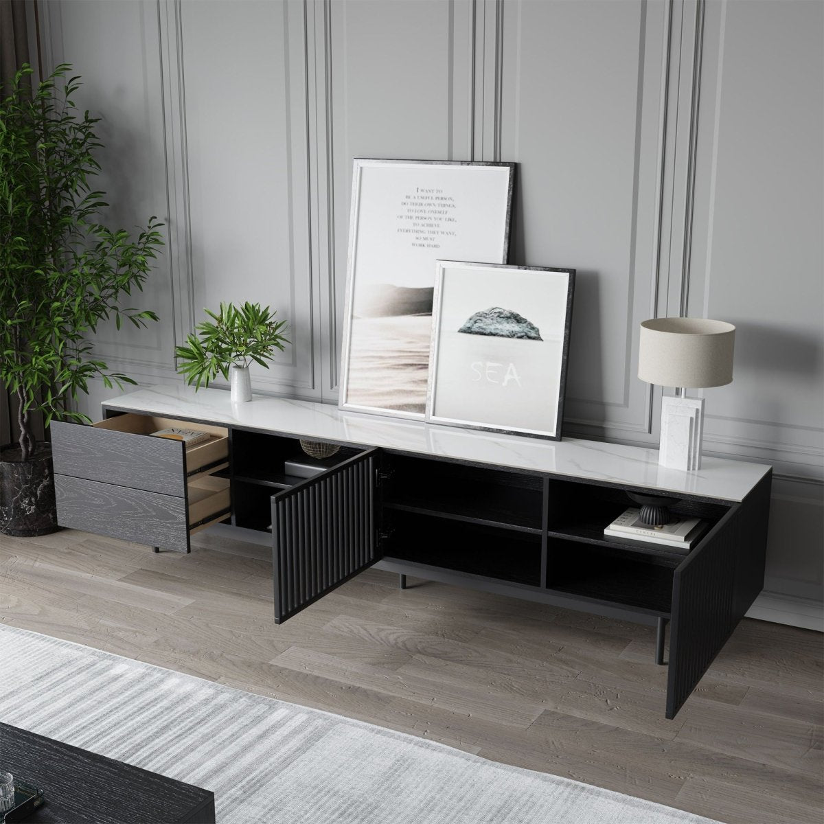 Kaelo Mid - Century Modern TV Stand - Exclusivia