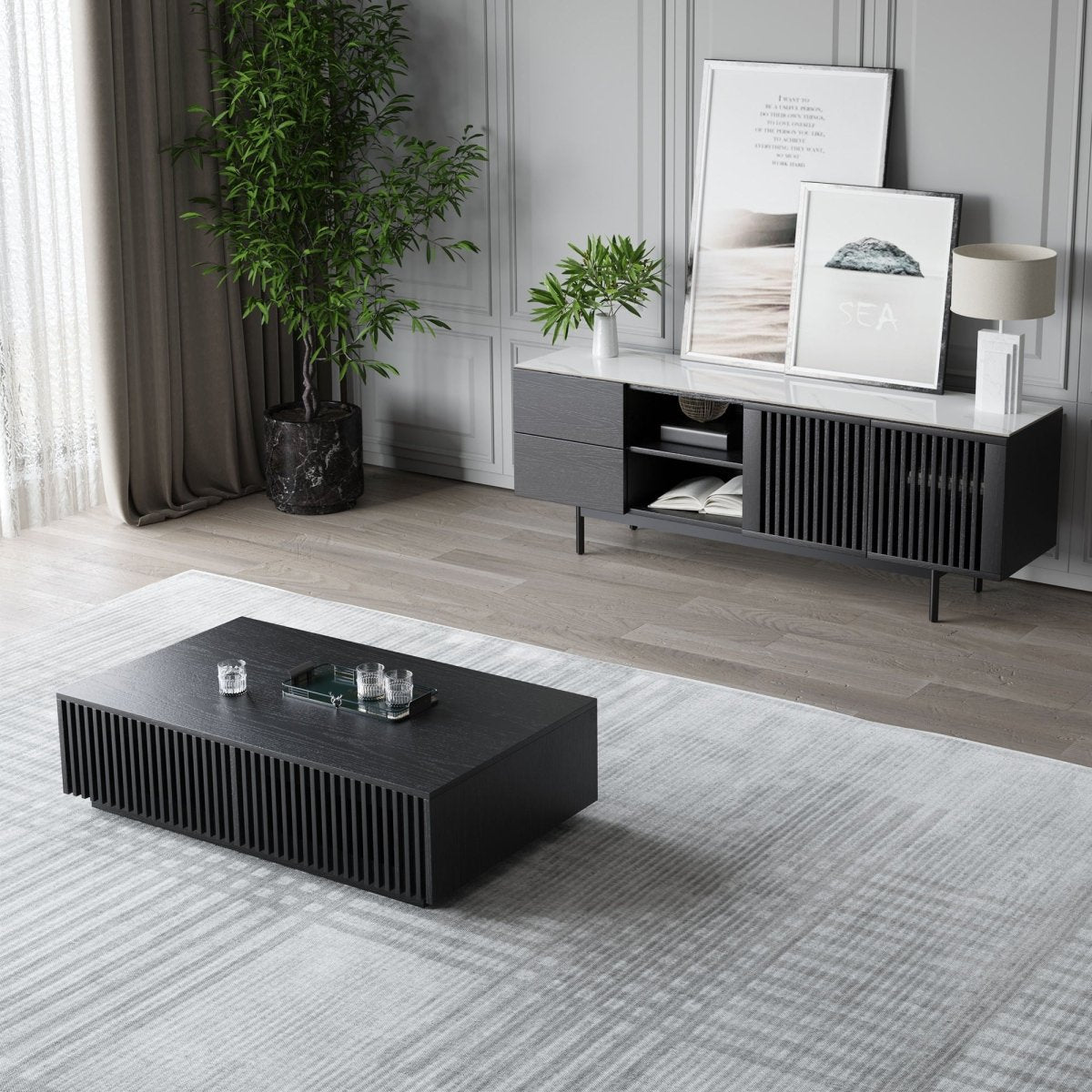 Kaelo Mid - Century Modern TV Stand - Exclusivia