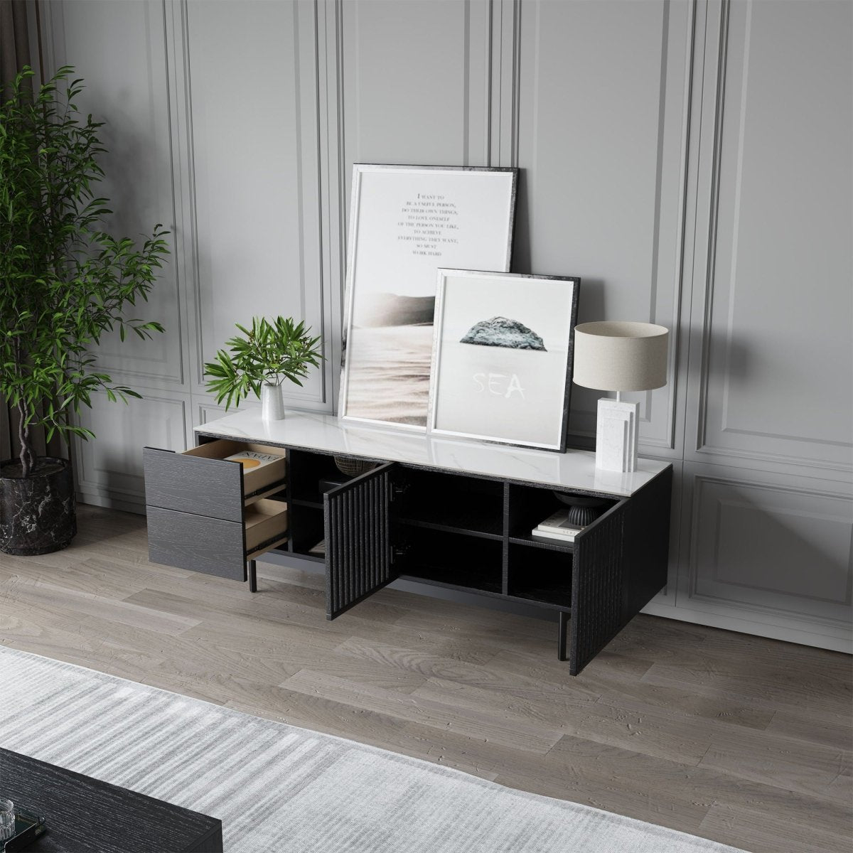 Kaelo Mid - Century Modern TV Stand - Exclusivia