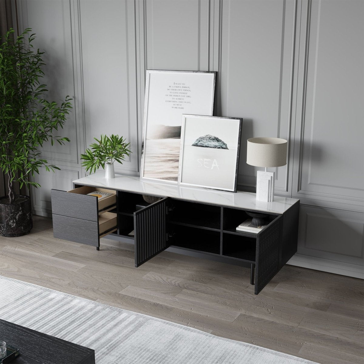 Kaelo Mid - Century Modern TV Stand - Exclusivia