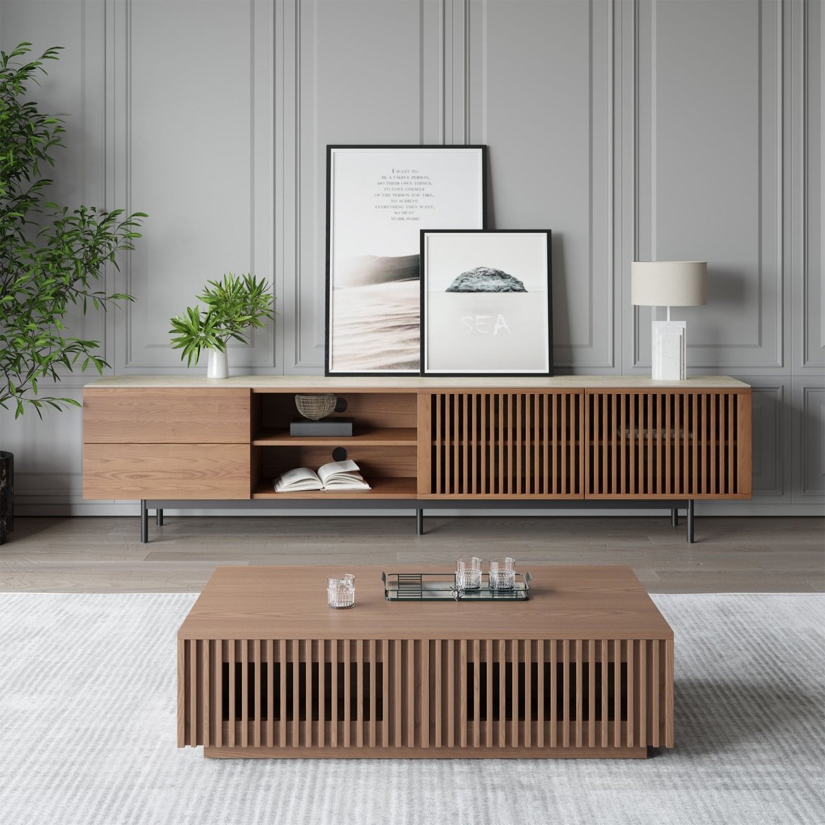 Kaelo Mid - Century Modern TV Stand - Exclusivia