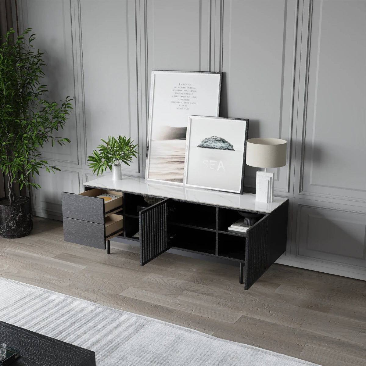 Kaelo Mid - Century Modern TV Stand - Exclusivia