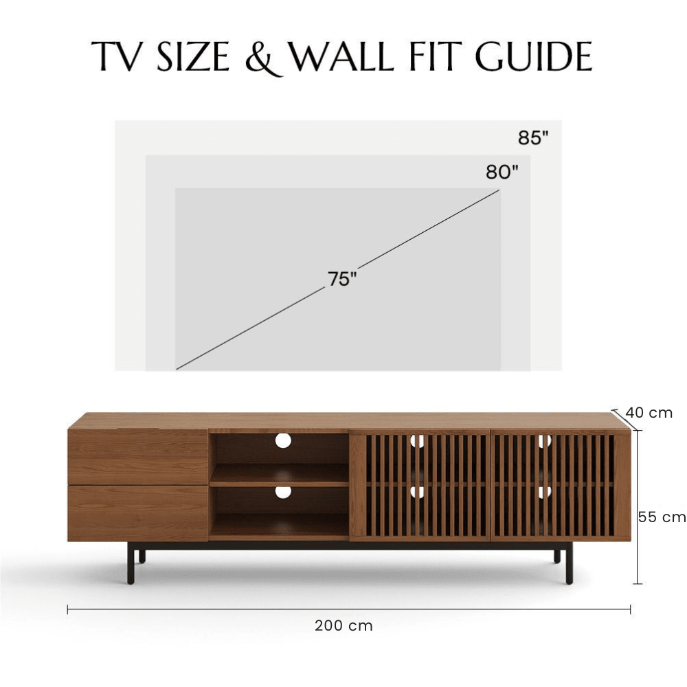 Kaelo Mid - Century Modern TV Stand - Exclusivia