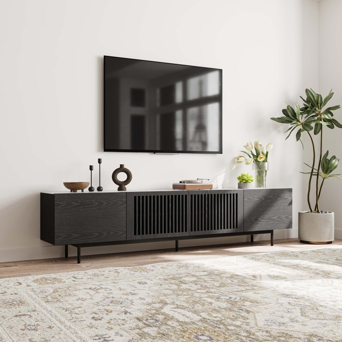 Kaelo Modern Wood TV Console - Exclusivia
