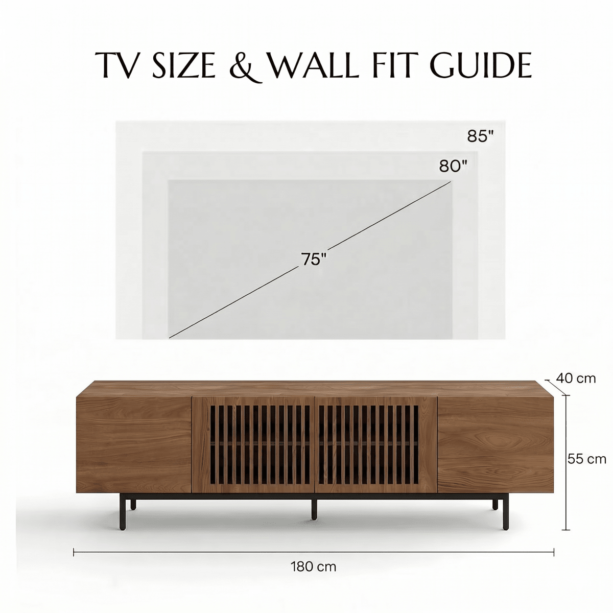 Kaelo Modern Wood TV Console - Exclusivia