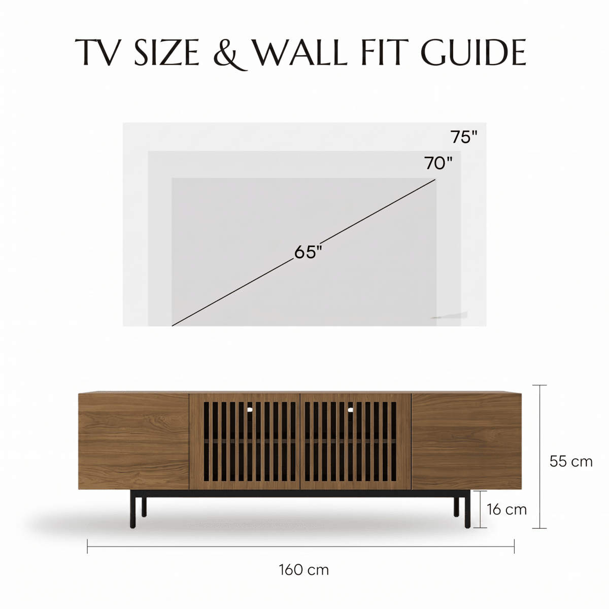 Kaelo Modern Wood TV Console - Exclusivia