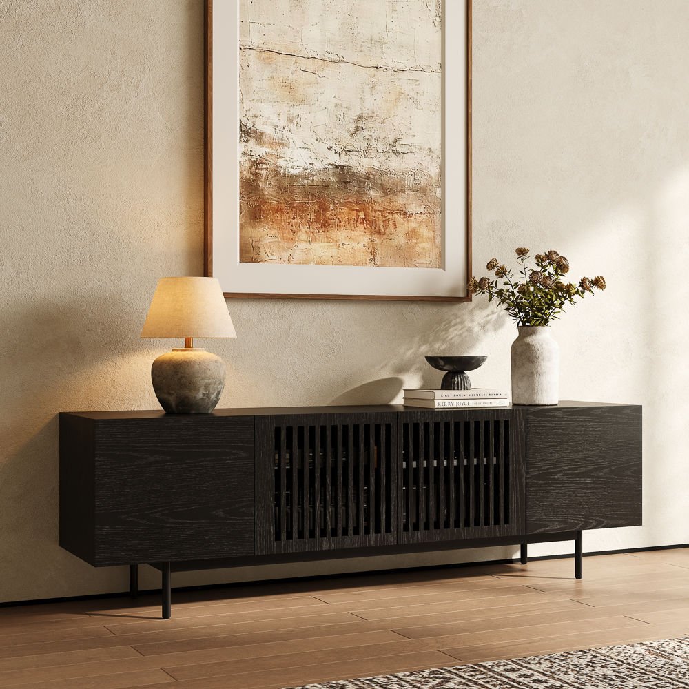 Kaelo Modern Wood TV Console - Exclusivia