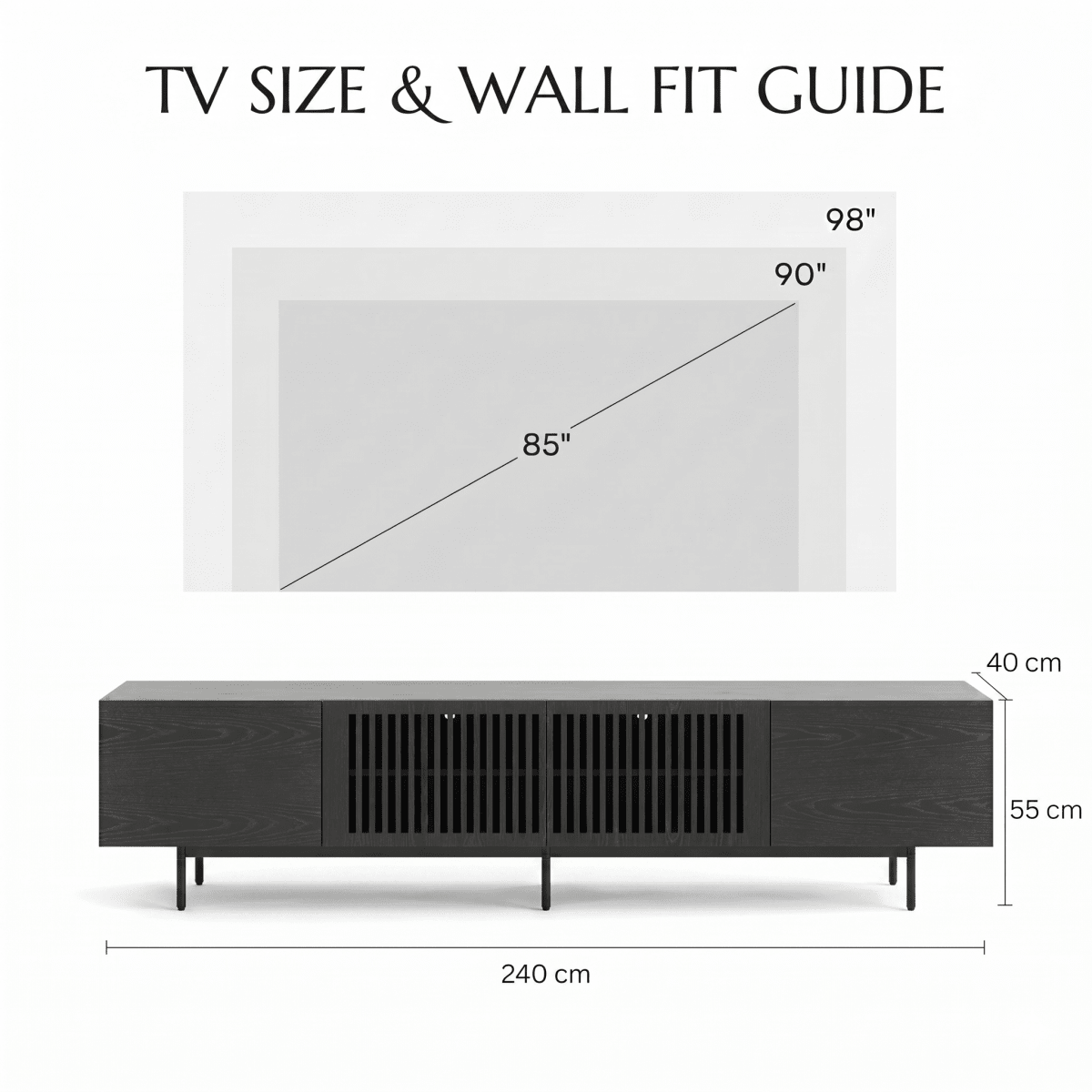 Kaelo Modern Wood TV Console - Exclusivia