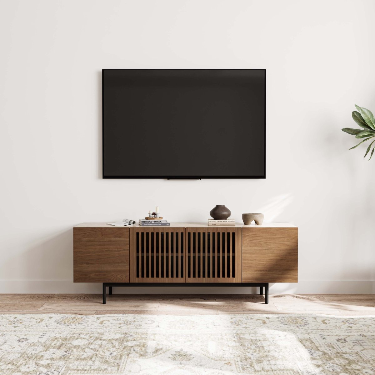 Kaelo Modern Wood TV Console - Exclusivia