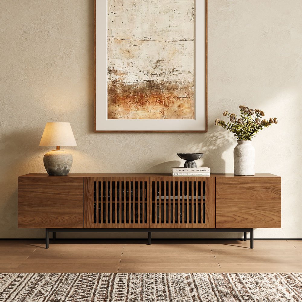 Kaelo Modern Wood TV Console - Exclusivia