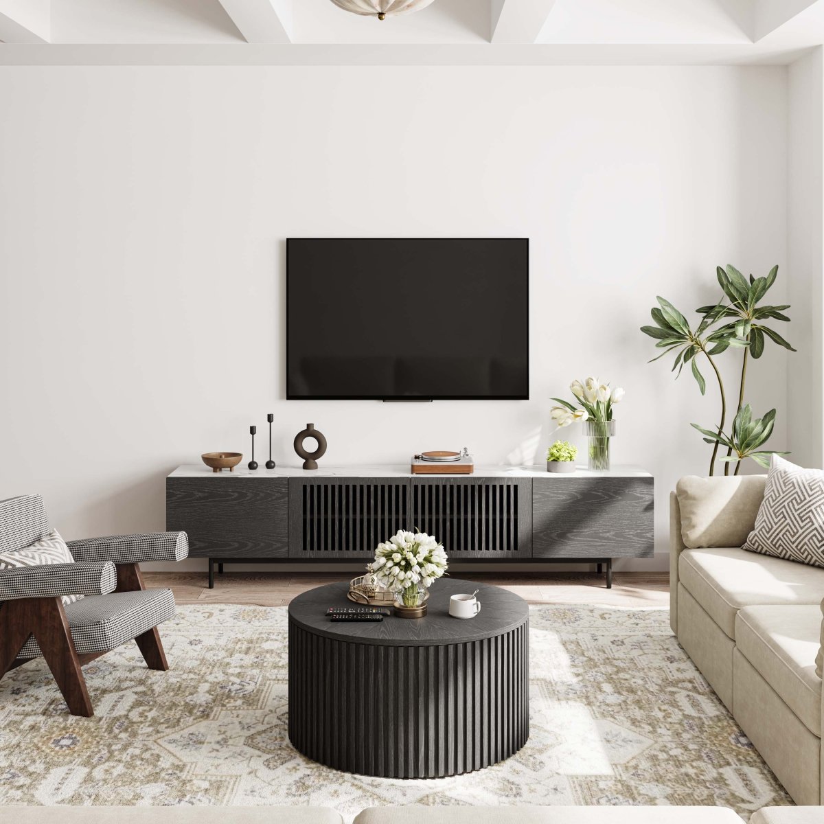 Kaelo Modern Wood TV Console - Exclusivia