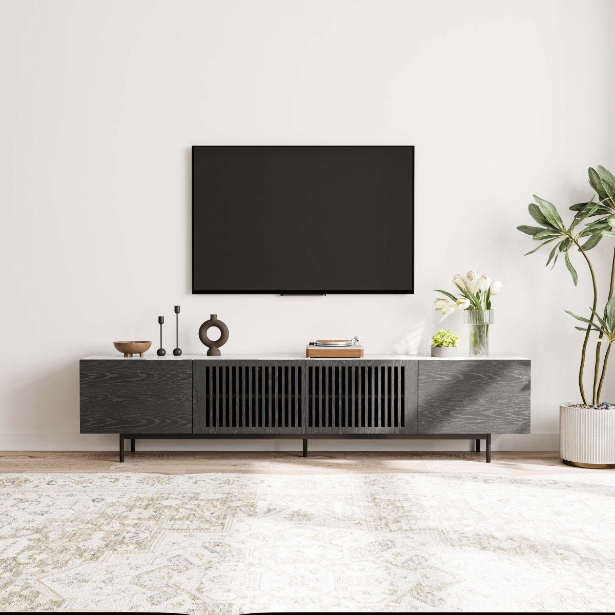 Kaelo Modern Wood TV Console - Exclusivia