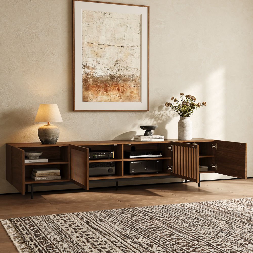Kaelo Modern Wood TV Console - Exclusivia