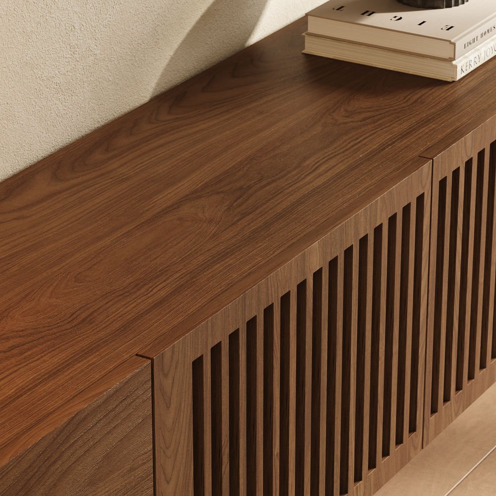 Kaelo Modern Wood TV Console - Exclusivia