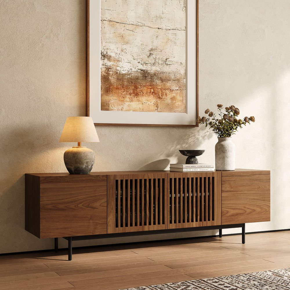 Kaelo Modern Wood TV Console - Exclusivia