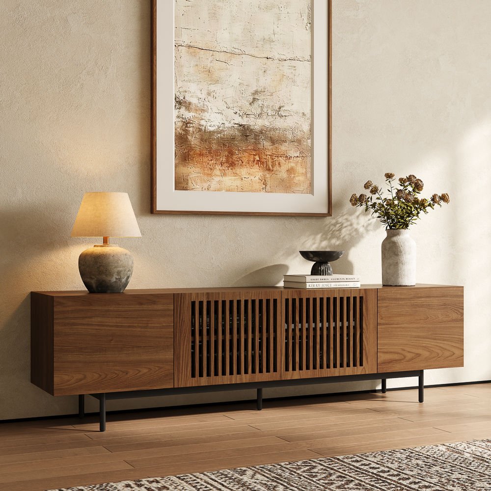 Kaelo Modern Wood TV Console - Exclusivia
