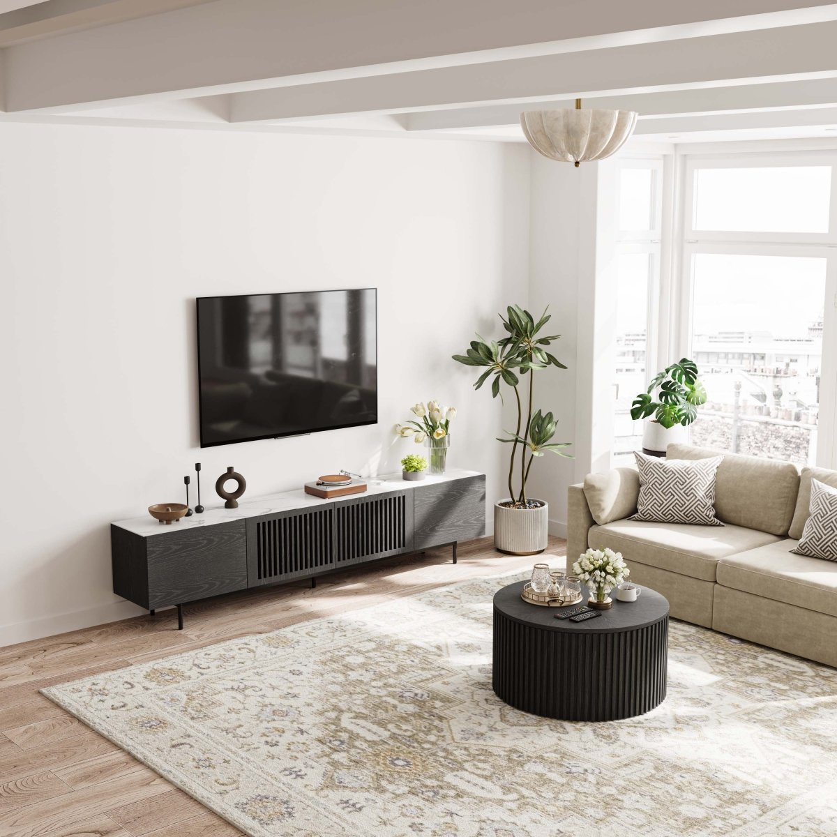 Kaelo Modern Wood TV Console - Exclusivia