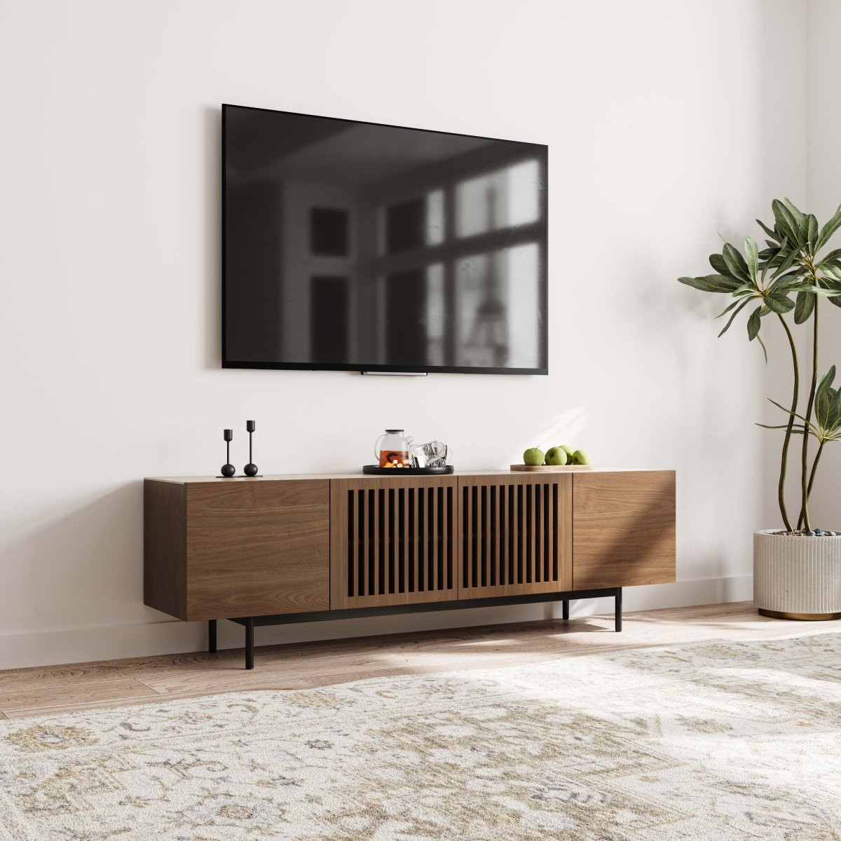 Kaelo Modern Wood TV Console - Exclusivia