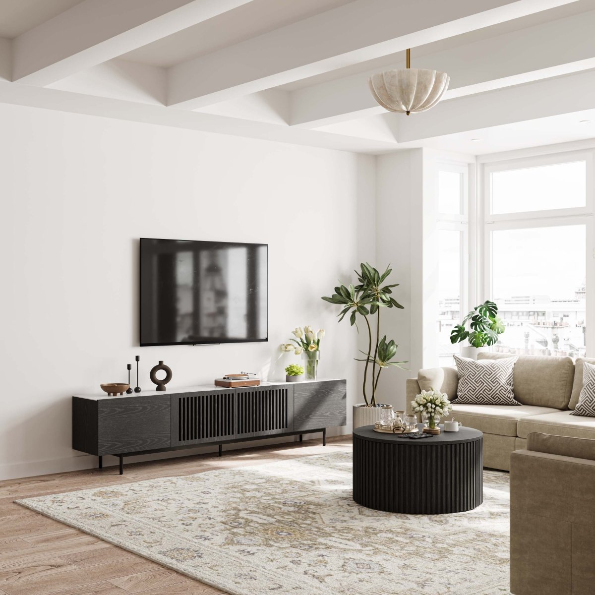Kaelo Modern Wood TV Console - Exclusivia