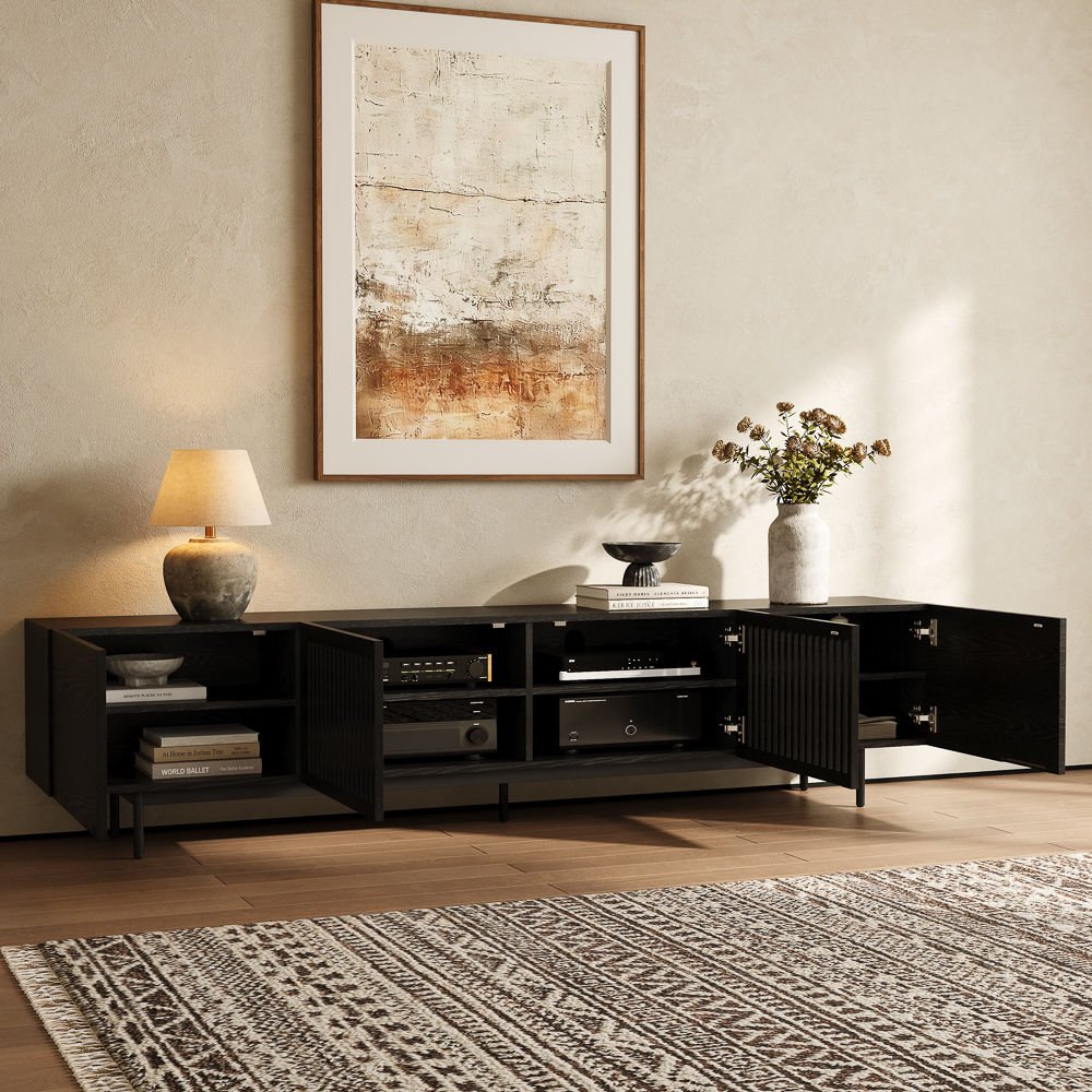 Kaelo Modern Wood TV Console - Exclusivia