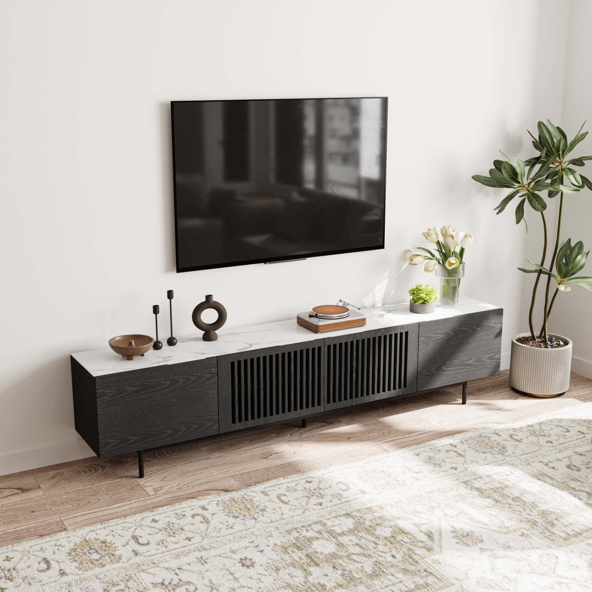 Kaelo Modern Wood TV Console - Exclusivia