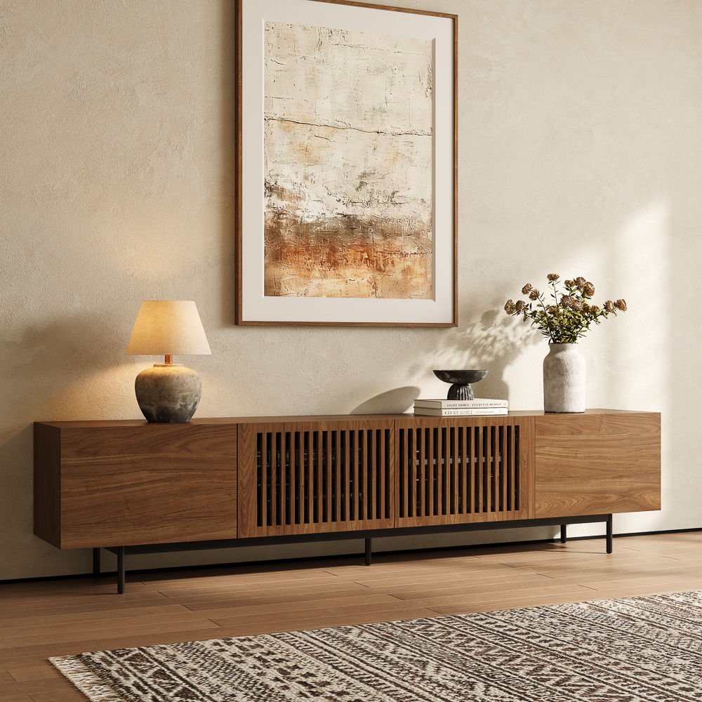 Kaelo Modern Wood TV Console - Exclusivia