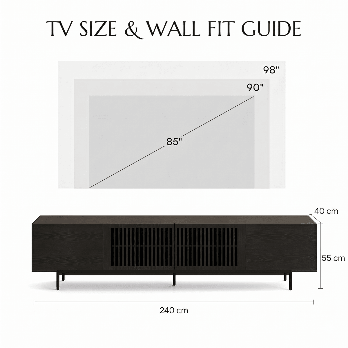 Kaelo Modern Wood TV Console - Exclusivia