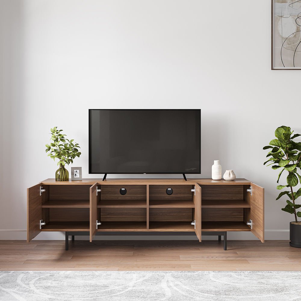 Kaelo Modern Wood TV Console - Exclusivia