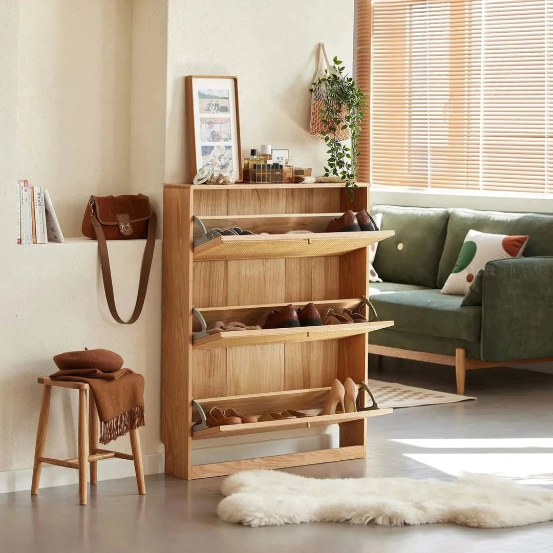KALMAR Wood Shoe Cabinet - Exclusivia