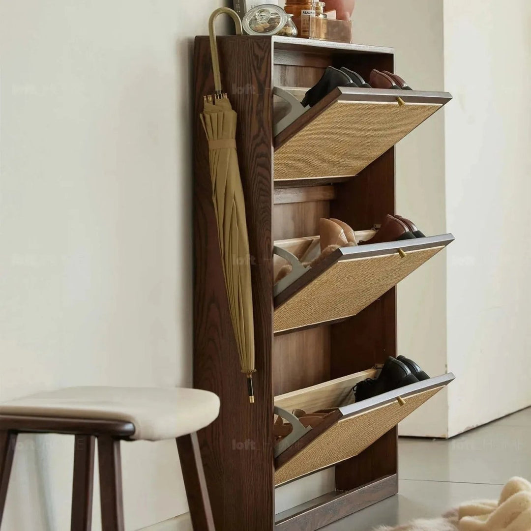 KALMAR Wood Shoe Cabinet - Exclusivia