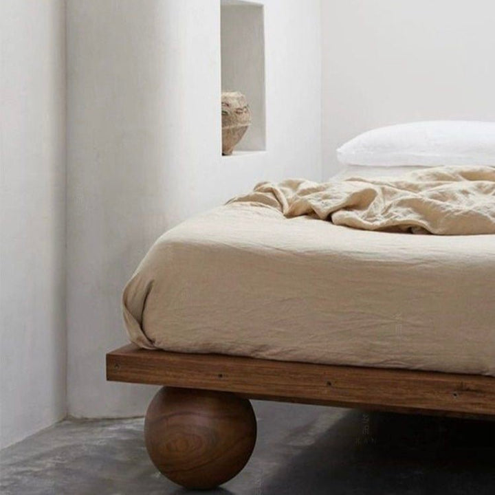 Kanso Japandi Solid Wood Bedframe - Exclusivia